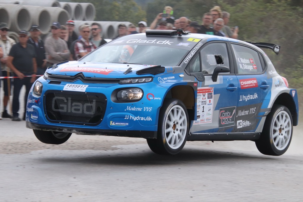 Kenneth Madsen kørte sig til sejren på Gammelrand Betonfabriks arealer. 
(Foto: Allan Christiansen)